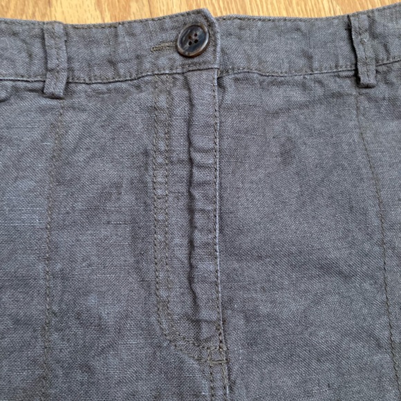 Brown L.L. Bean Linen Skirt ✨🌼✨🌼✨ - Picture 5 of 8